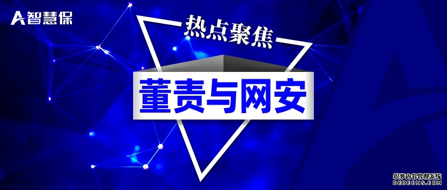 “董监高责任险”直面五大风险：网络安全引关注，网安险方兴未艾！