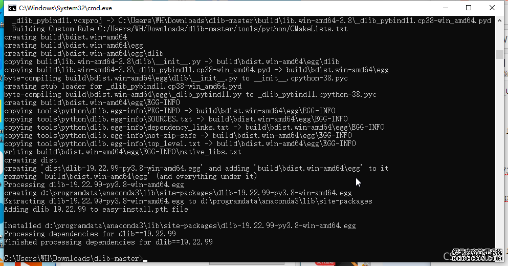 Win10安装dlib GPU过程详解 Win10安装dlib GPU过程详解
