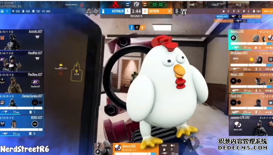 玩R6会暴露小黑子身份 无聊的黑客正热衷于在游戏里放鸡