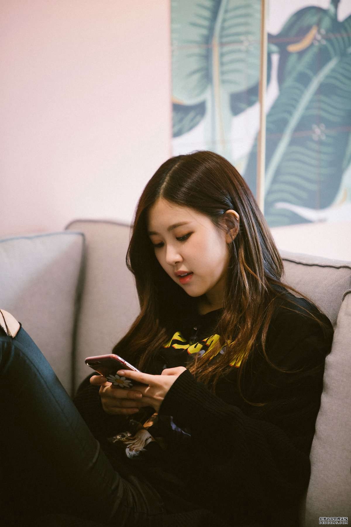 韩女团BLACKPINK的“浪漫满屋”金智秀金智妮朴彩