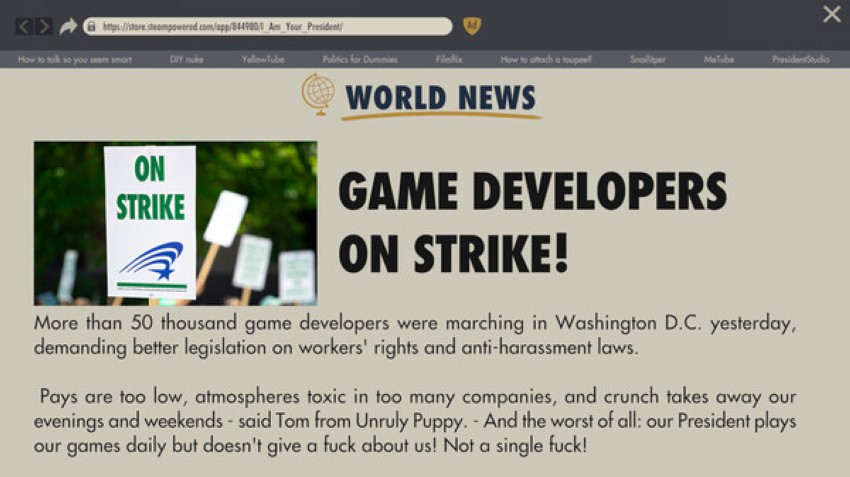 我是你的总统 (I Am Your President)PC破解版 下载