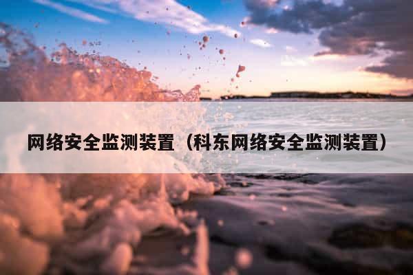 网络安全监测装置（科东网络安全监测装置）