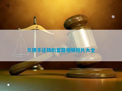 欠债不还钱的套路视频短片大全