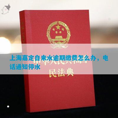 上海嘉定自来水逾期缴费怎么办，电话通知停水