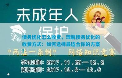 债务优化怎么收费，理解债务优化的收费方式：如何选择最适合你的方案？
