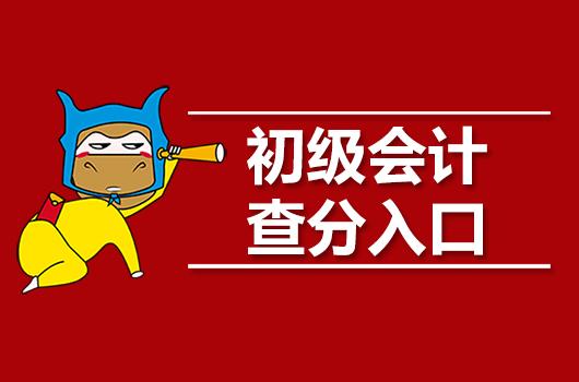 2019初级会计考试成绩查分入口