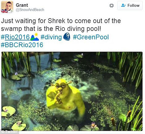 里约“绿池”引选手网友吐槽