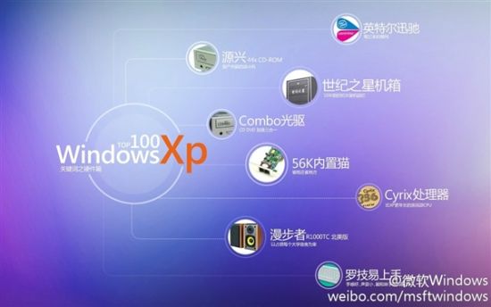 微软带你回顾WINXP时代的100个经典