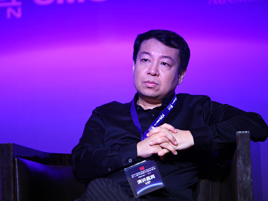 第二届“中国数字媒体峰会”于9月18日在京举行。上图为PPTV网络电视首席执行官陶闯。(图片来源：新浪财经 梁斌 摄)